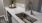 a spacious counter and sink